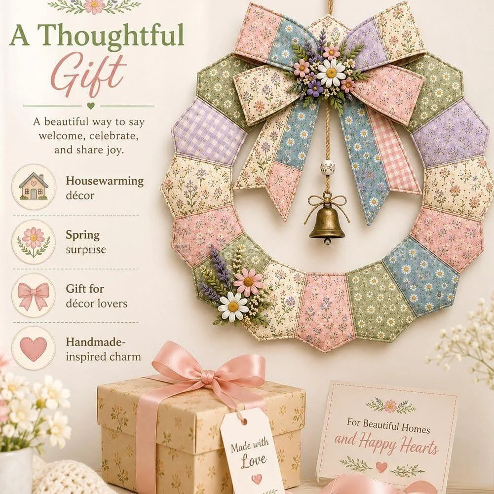 Seasonal Patchwork Wreath Kit DIY — image 5