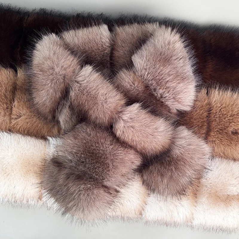 Segmented And Pieced-together Wool Patches Plush Materials, Cross-knitted Together,… — image 4