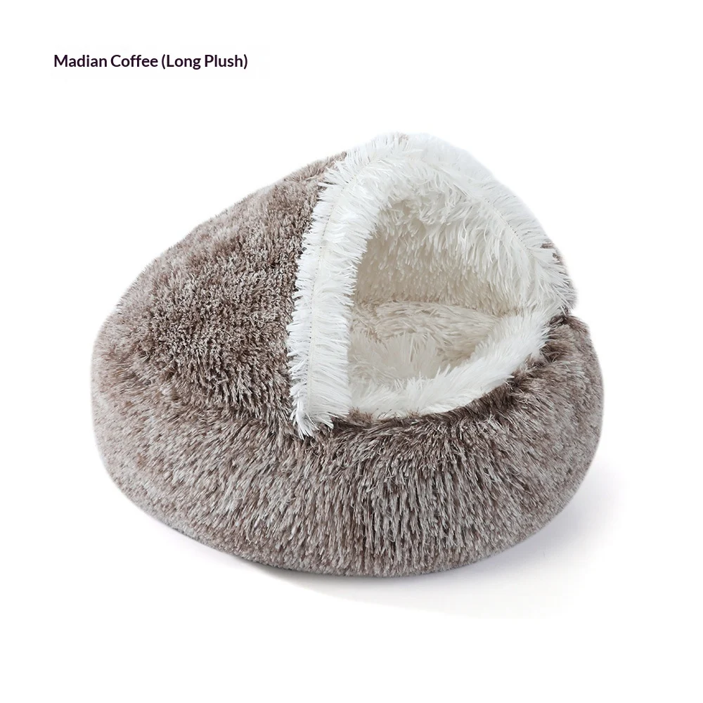 Semi-enclosed Cat Bed Shell Nest — image 6