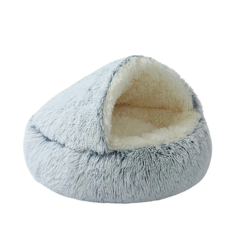 Semi-enclosed Cat Bed Shell Nest — image 2