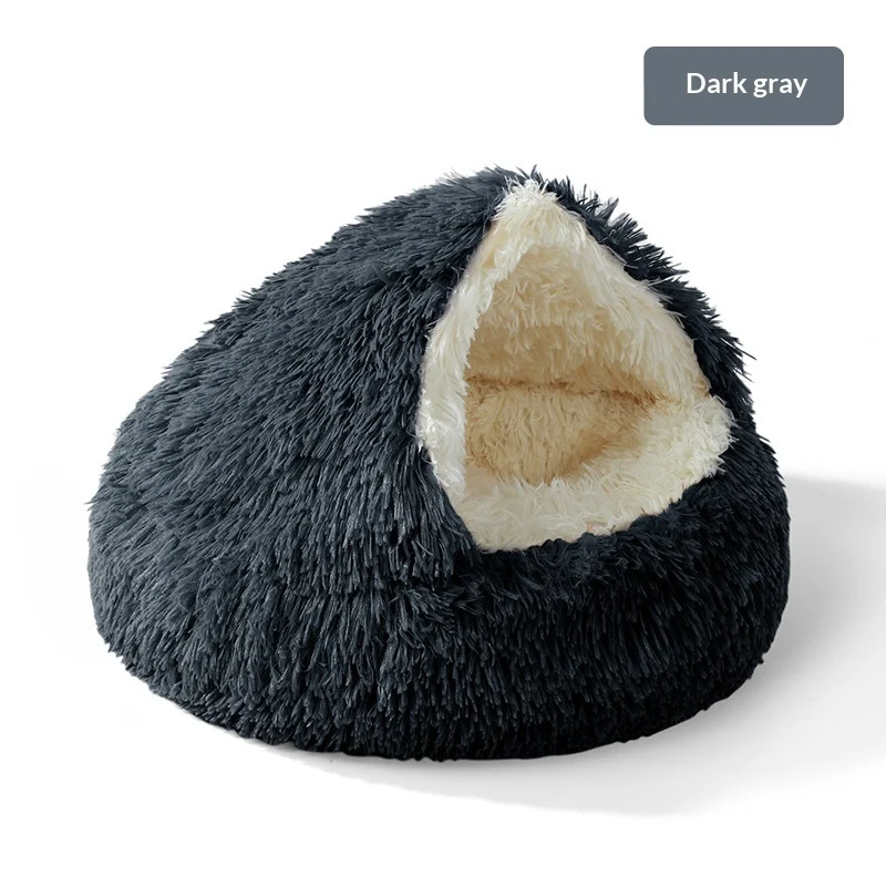 Semi-enclosed Cat Bed Shell Nest — variant image