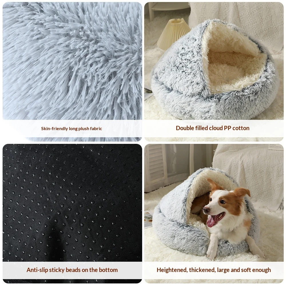 Semi-enclosed Cat Bed Shell Nest — image 3