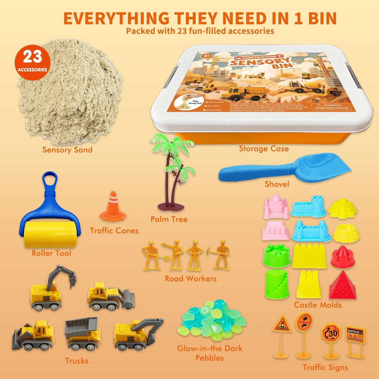 Sensory Basin Children's Sand Tray DIY Space Toy — image 8
