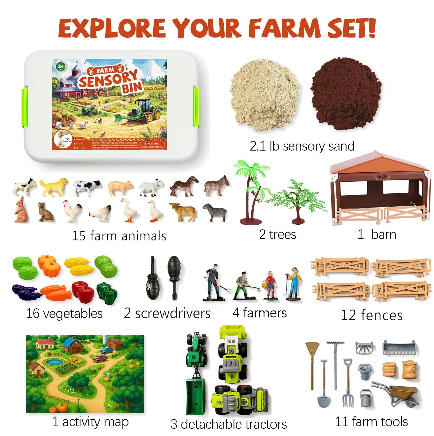 Sensory Basin Children's Sand Tray DIY Space Toy — image 4