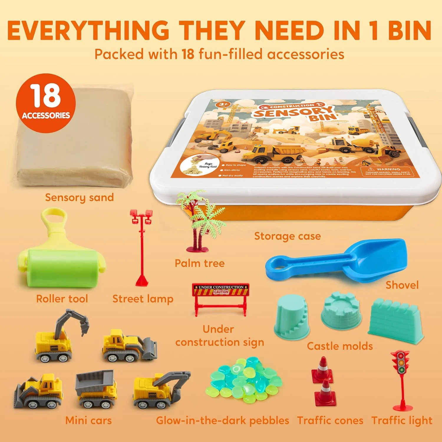 Sensory Basin Children's Sand Tray DIY Space Toy — image 7