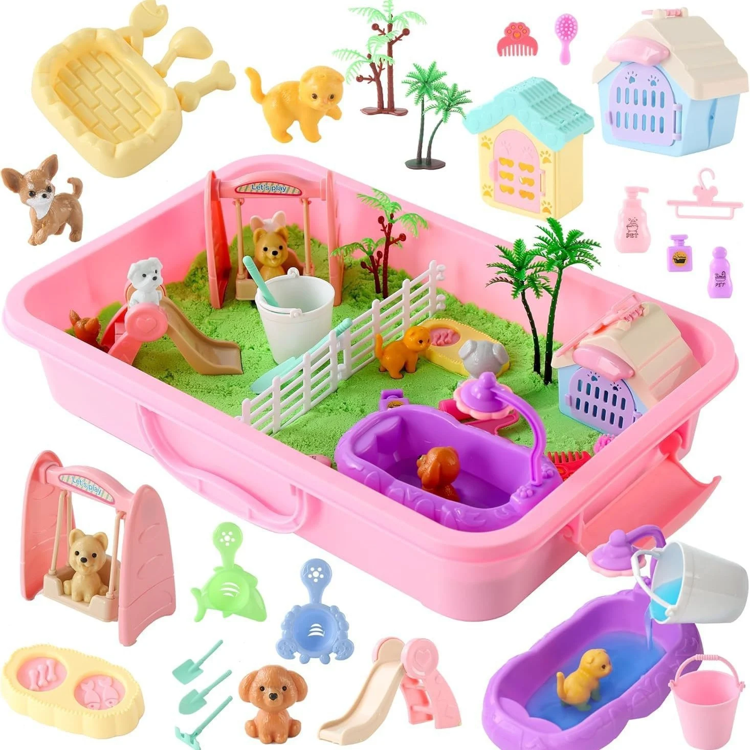 Sensory Basin Children's Sand Tray DIY Space Toy — variant image