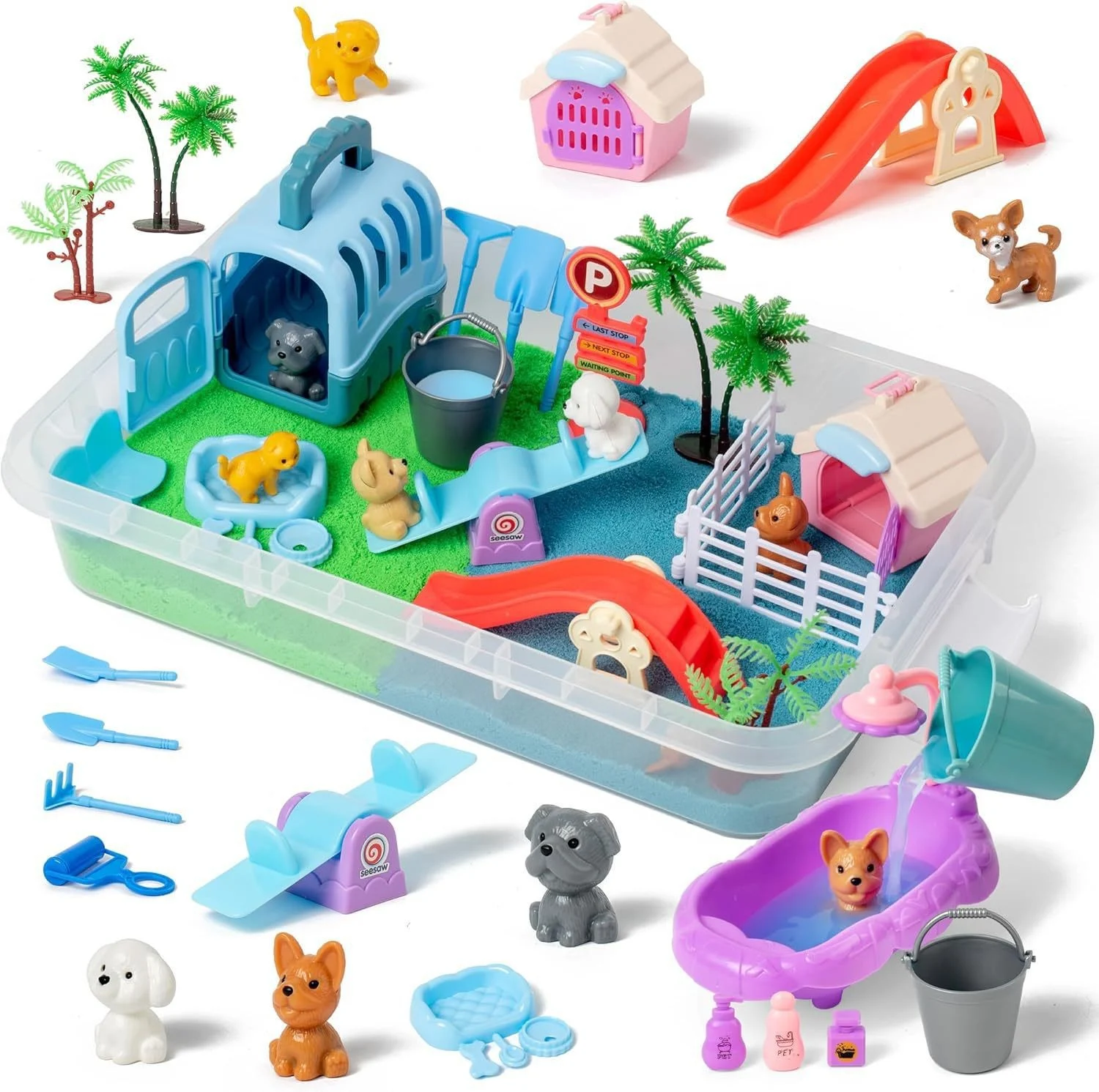 Sensory Basin Children's Sand Tray DIY Space Toy — image 2