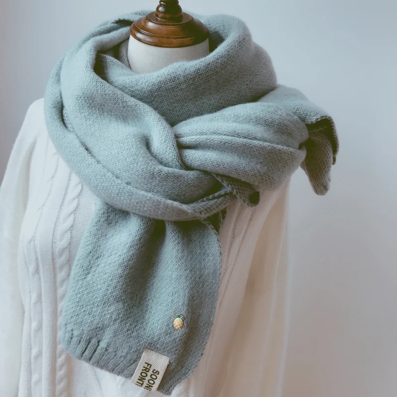 Shawl Accessories Cashmere Scarf Women Scarfs Winter — image 10
