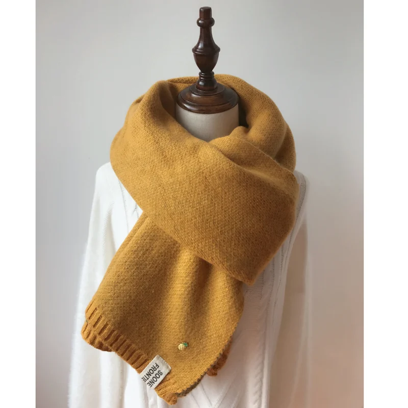 Shawl Accessories Cashmere Scarf Women Scarfs Winter — image 2