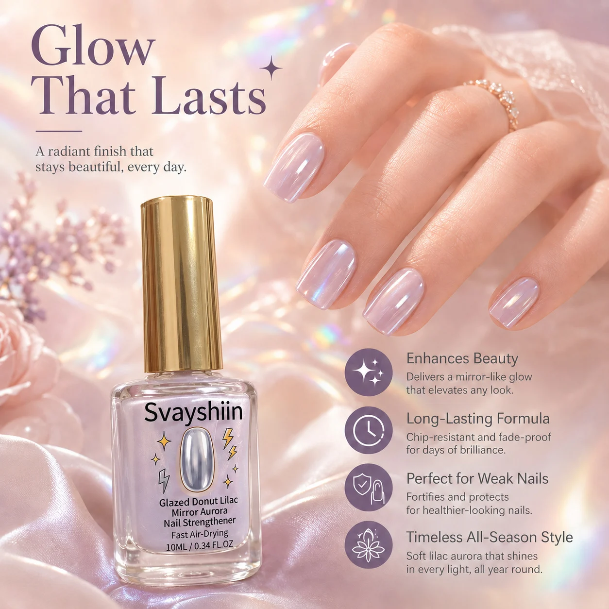 Sheer Natural-feel Nail Strengthener — image 4