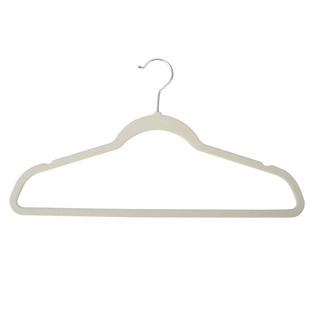 Shiyong Flocked Plastic Non-slip Clothes Hanger — image 6
