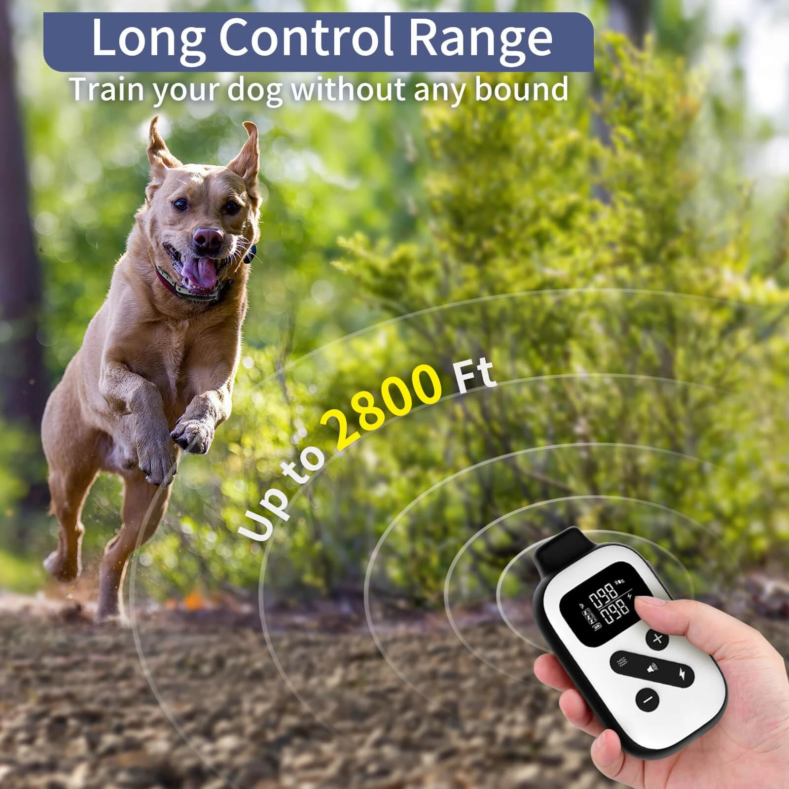 Shock Collar For Large Dogs, Bark With Remote, And Training 2 In 1, Auto - Shock,… — image 5