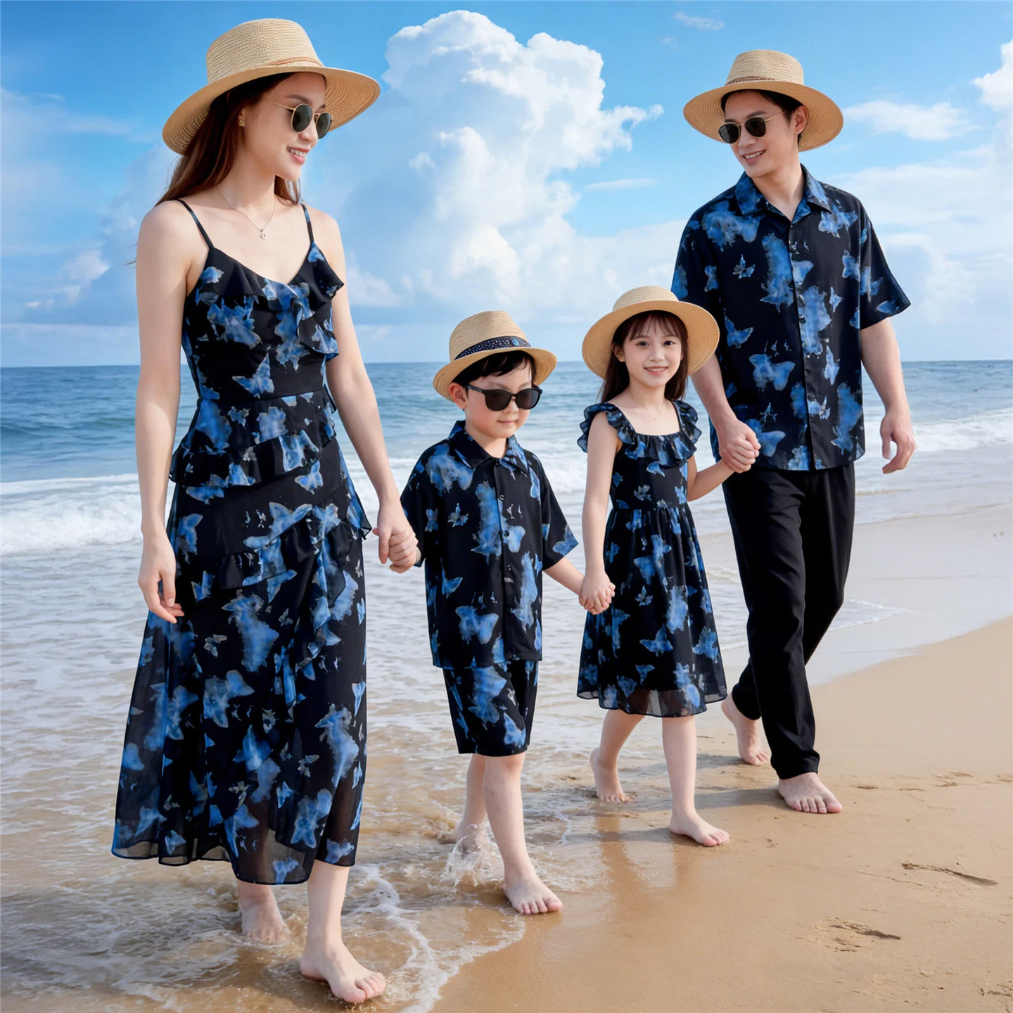 Short-sleeve Mother-daughter Dress Couple Set — image 3