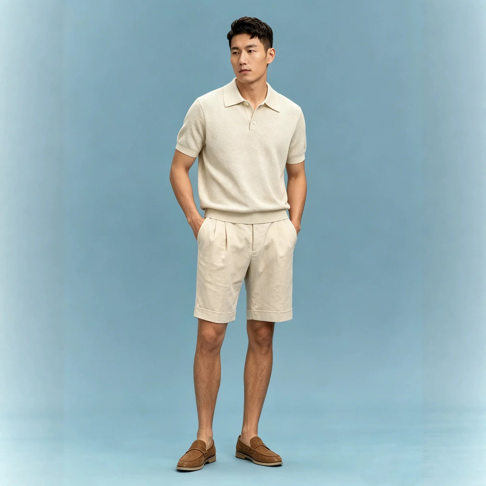Short-sleeve Polo Shirt Casual Business T-shirt For Men — image 3