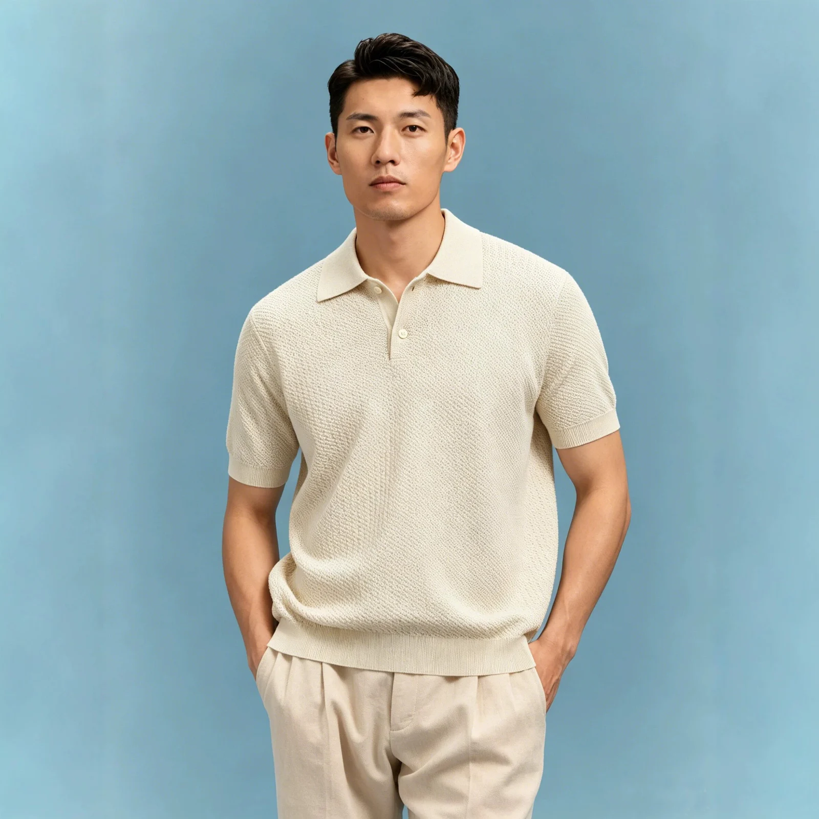 Short-sleeve Polo Shirt Casual Business T-shirt For Men — image 2