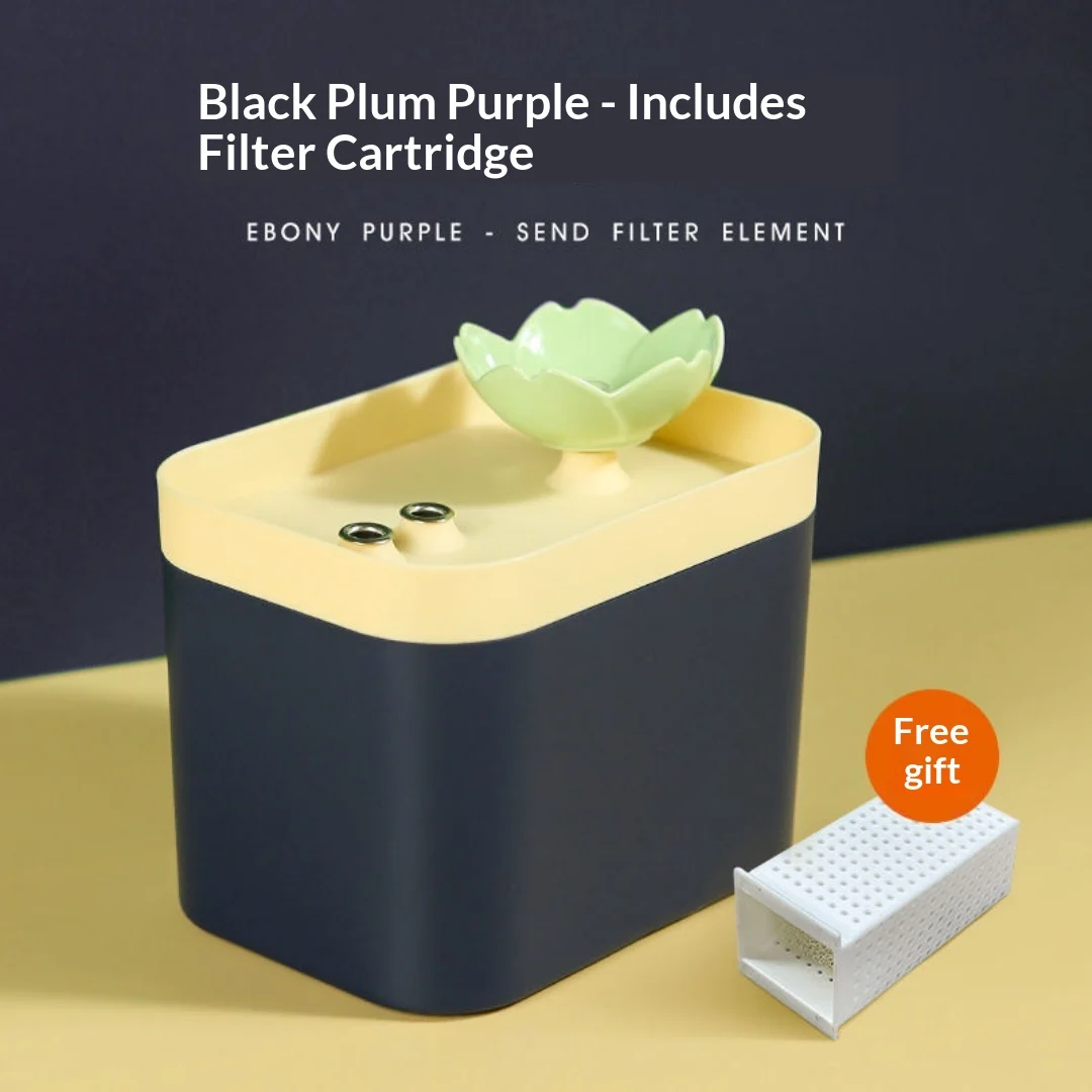 Silent Automatic Circulating Filtered Pet Water Fountain — image 2