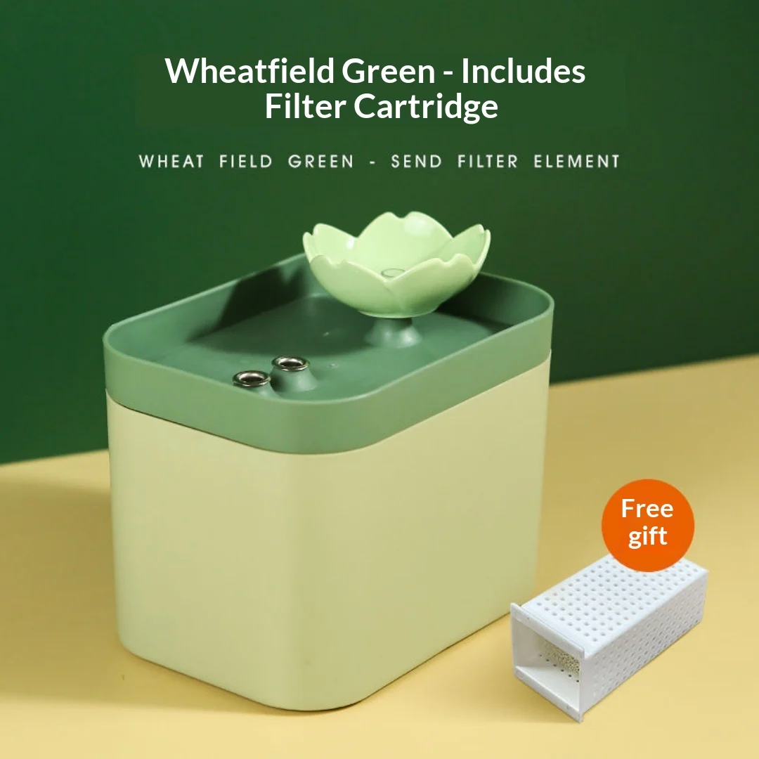 Silent Automatic Circulating Filtered Pet Water Fountain — image 1