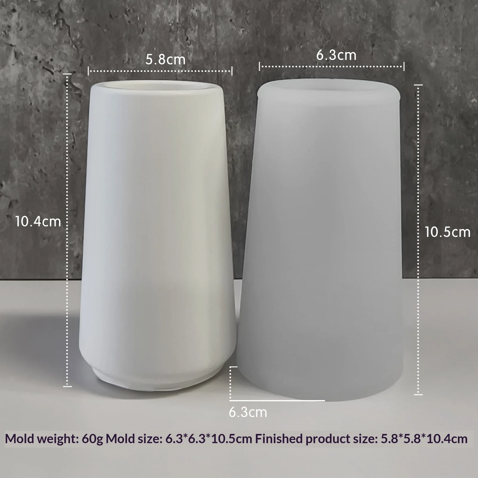 Silicone Flower Vase Decoration Mold — image 3