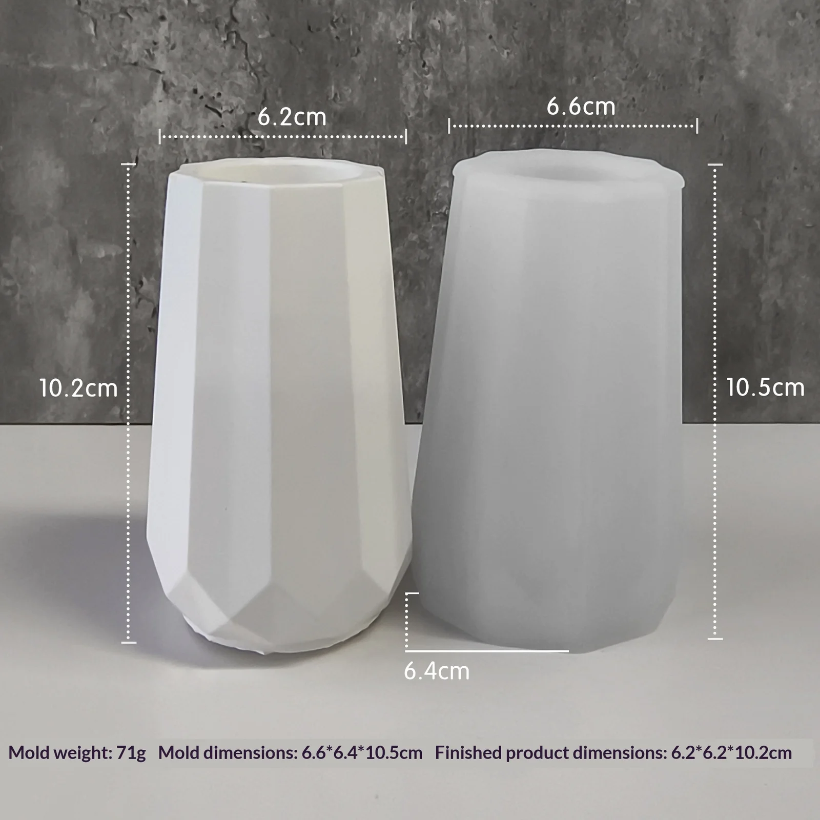 Silicone Flower Vase Decoration Mold — image 5