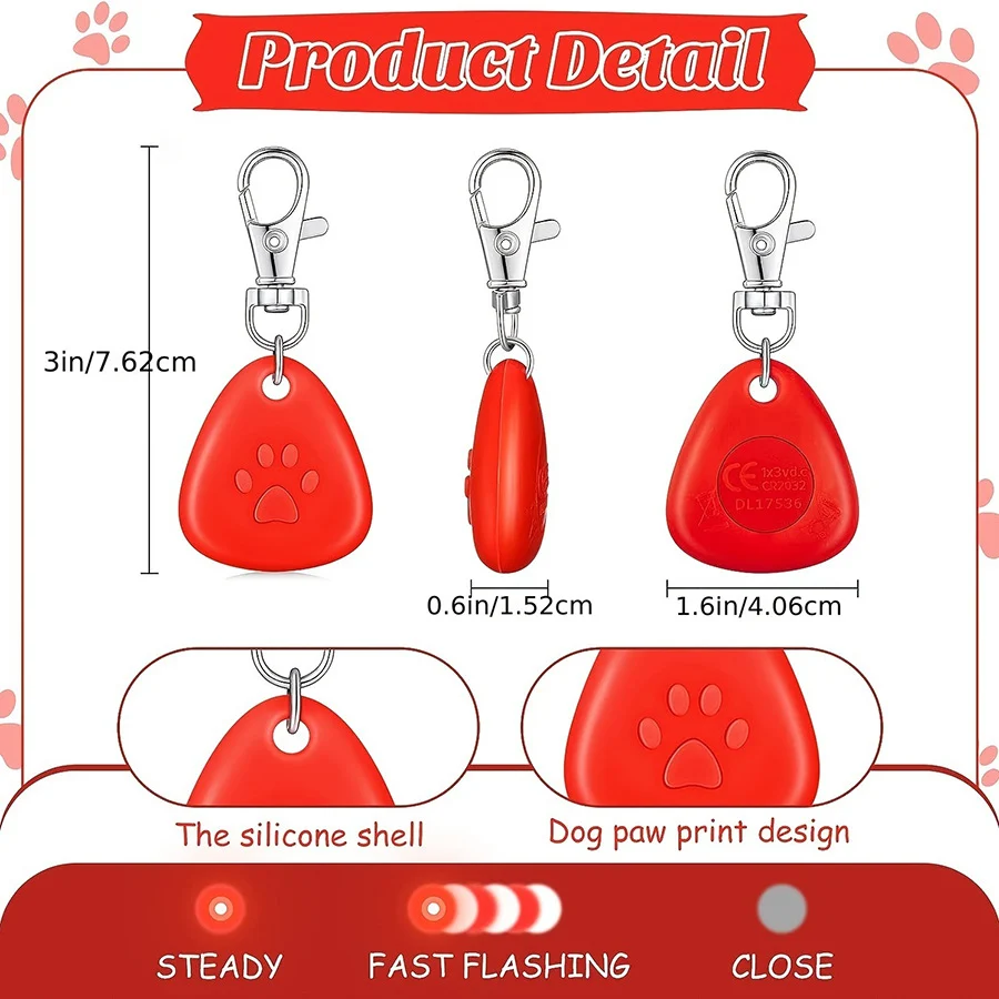 Silicone Pet Luminous Pendant For Nighttime Dog Walking Outdoors — image 6