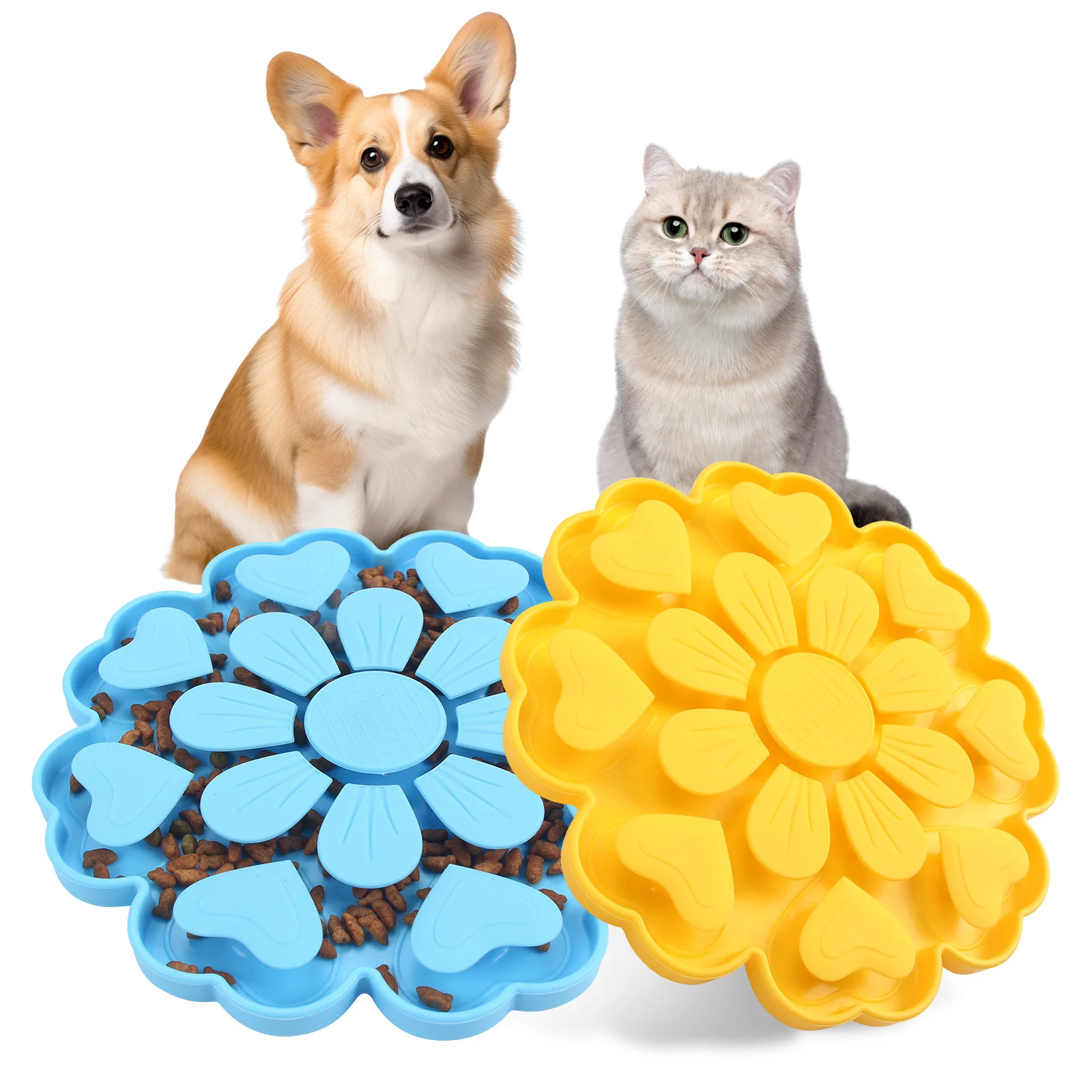 Silicone Pet Placemat With Floral Design — image 6