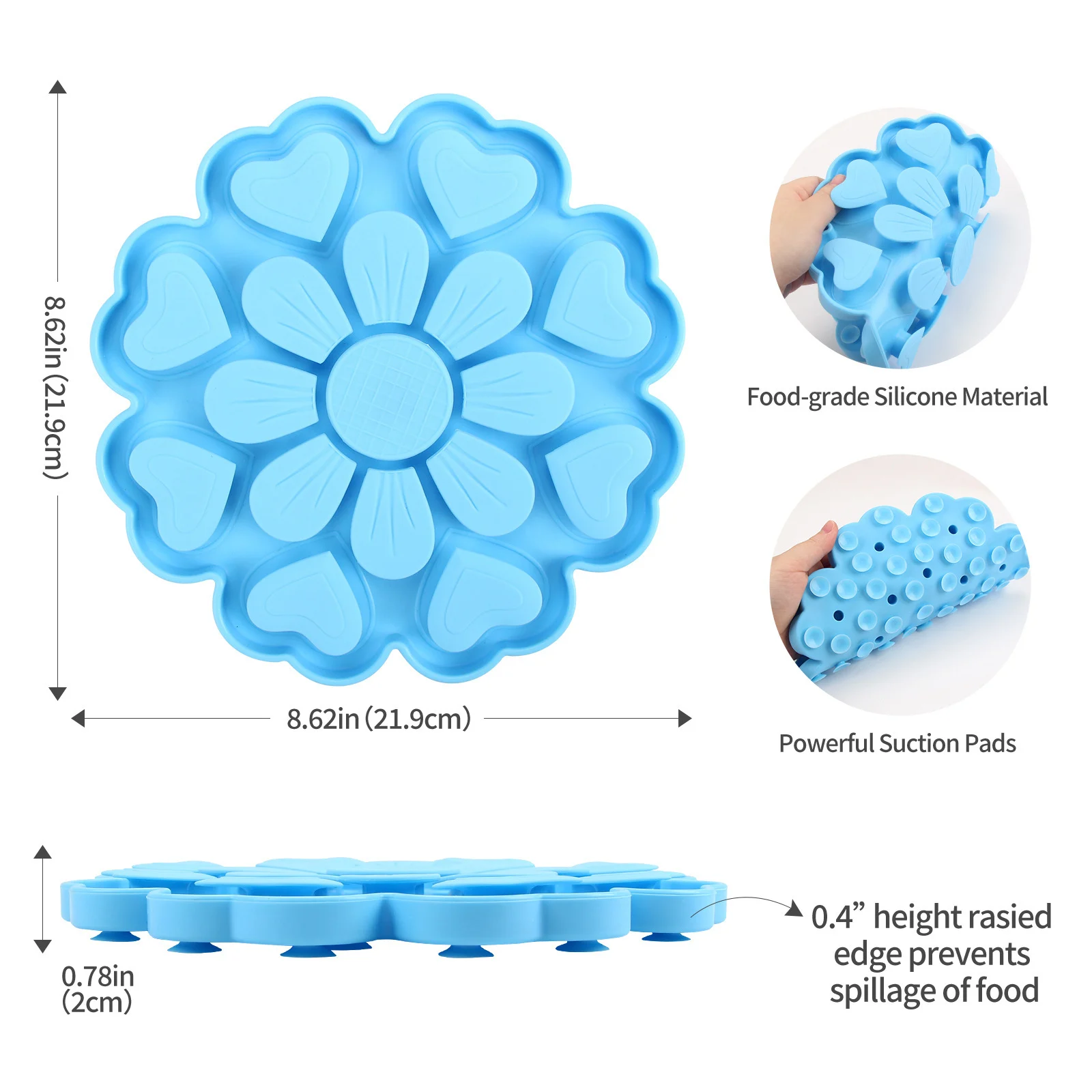 Silicone Pet Placemat With Floral Design — image 3