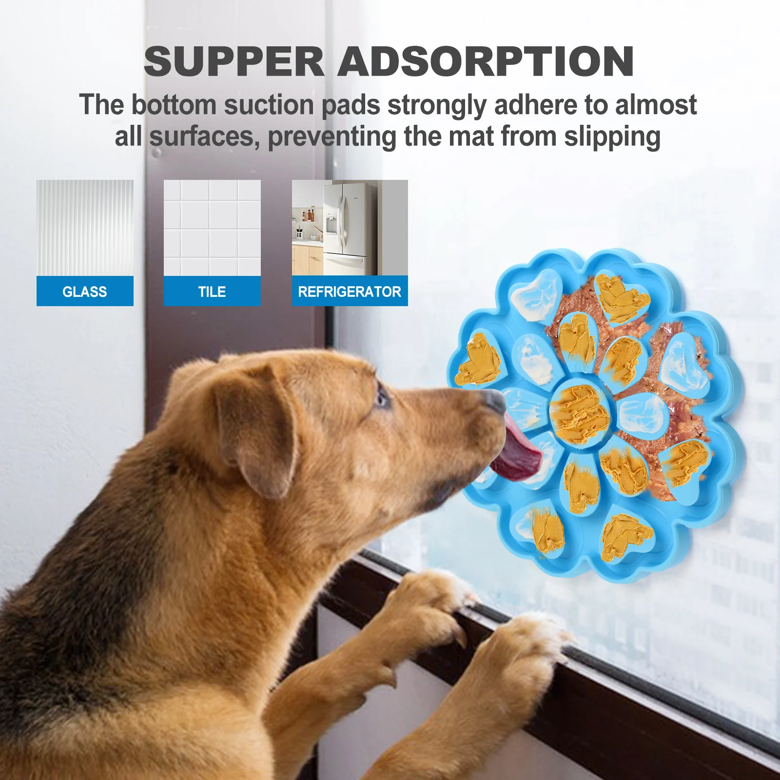Silicone Pet Placemat With Floral Design — image 5