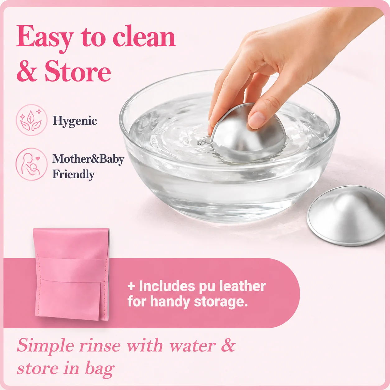 Silver Nipple Protectors Nursing Cups For Breastfeeding Pain Relief Reusable… — image 6
