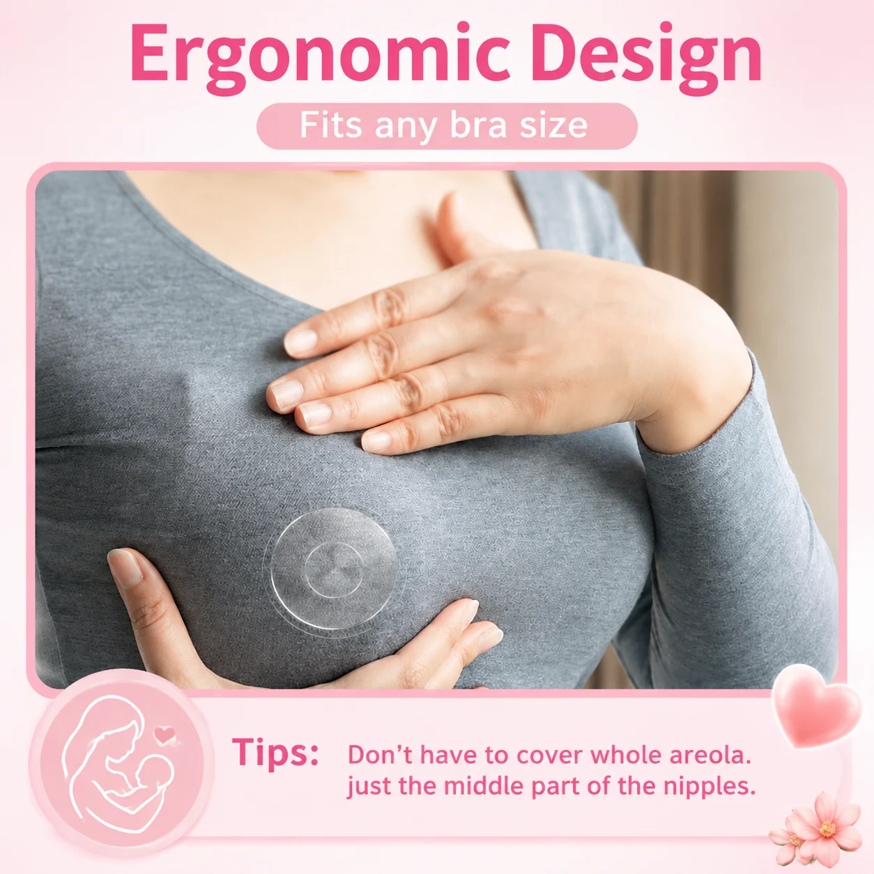 Silver Nipple Protectors Nursing Cups For Breastfeeding Pain Relief Reusable… — image 2