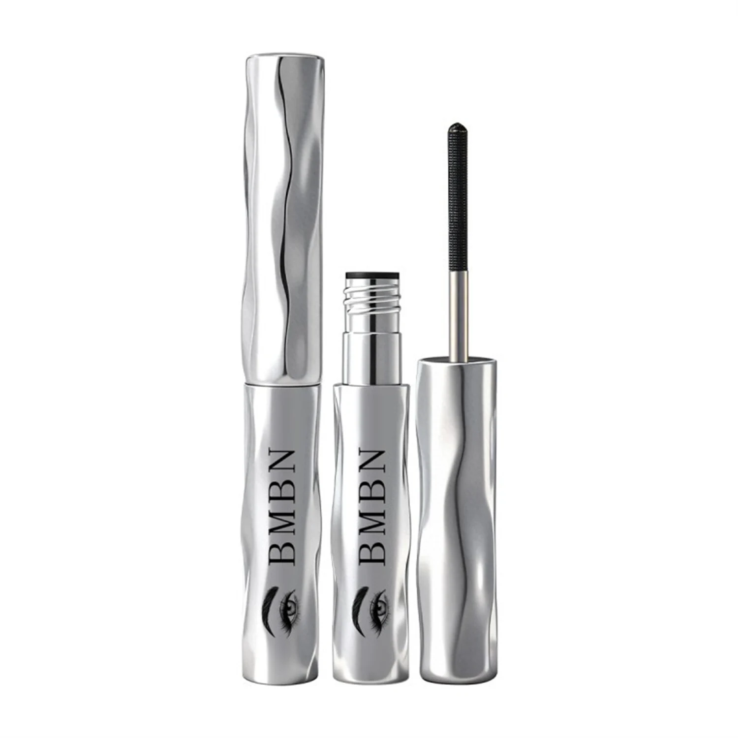 Silver Tube Mascara With A Curling Root — image 2