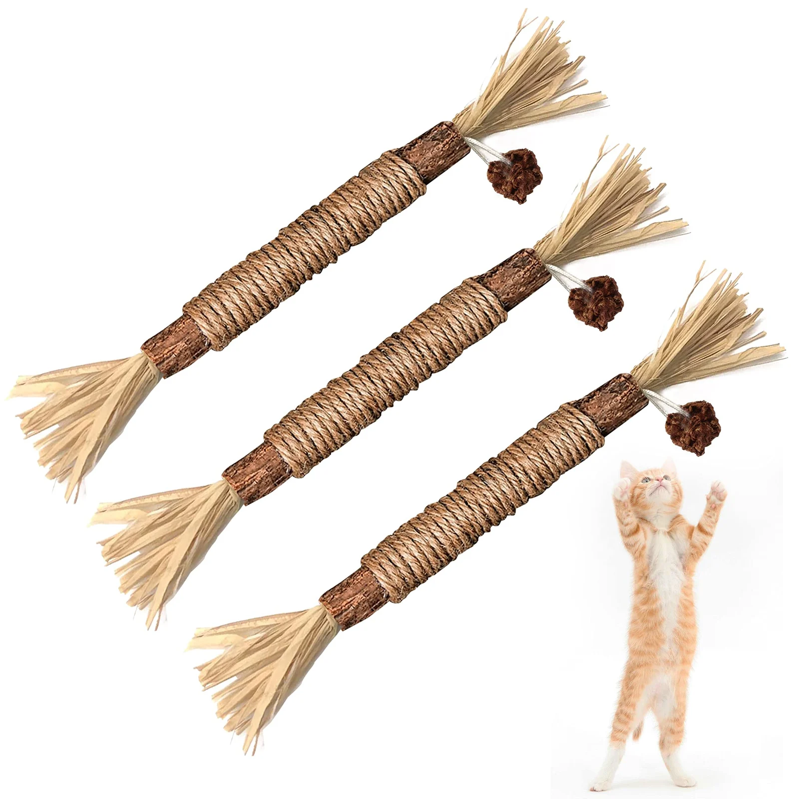 Silvervine Sticks Cat Chew Toys For Indoor Cats Dental Care Teeth Cleaning, Natural… — image 6
