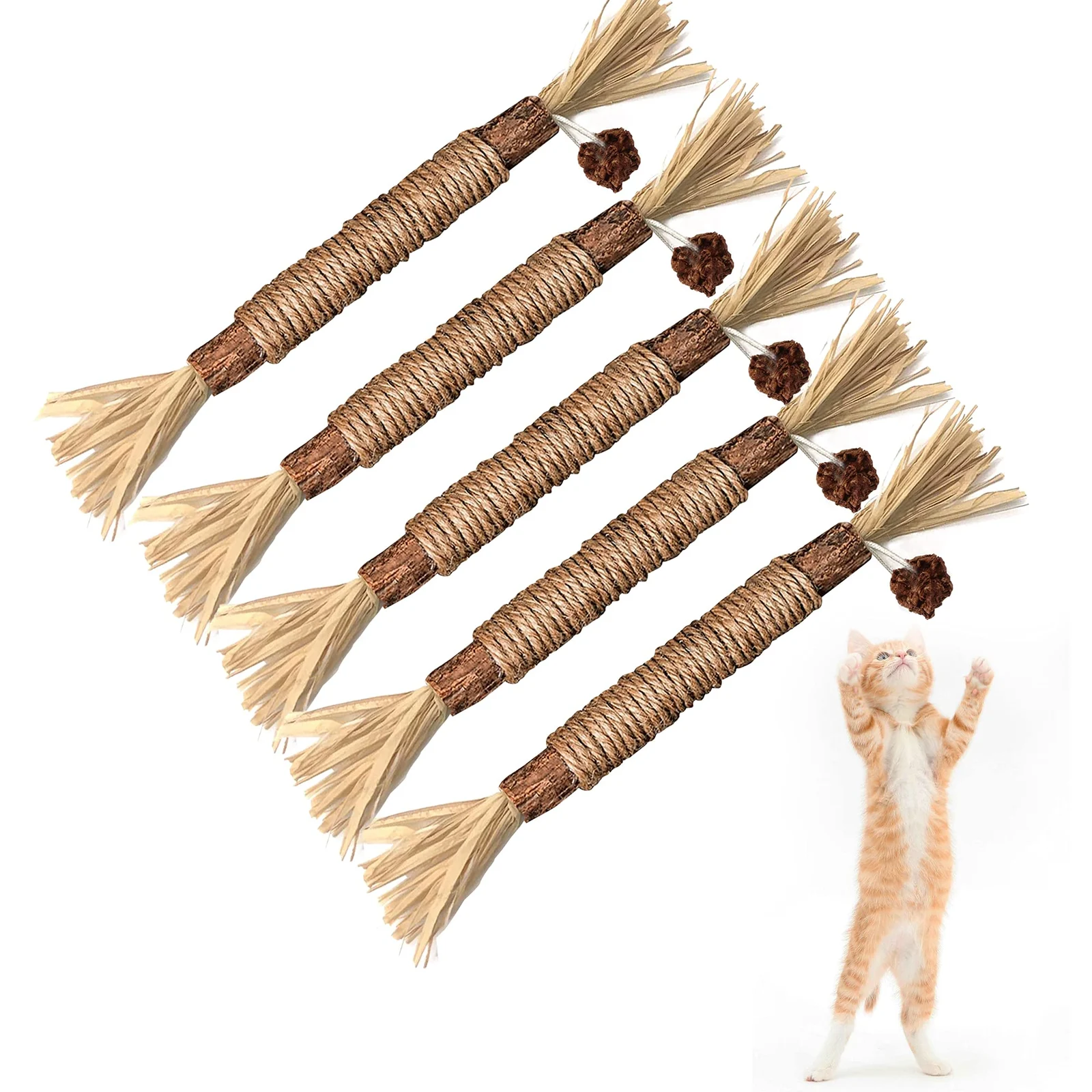 Silvervine Sticks Cat Chew Toys For Indoor Cats Dental Care Teeth Cleaning, Natural… — image 3