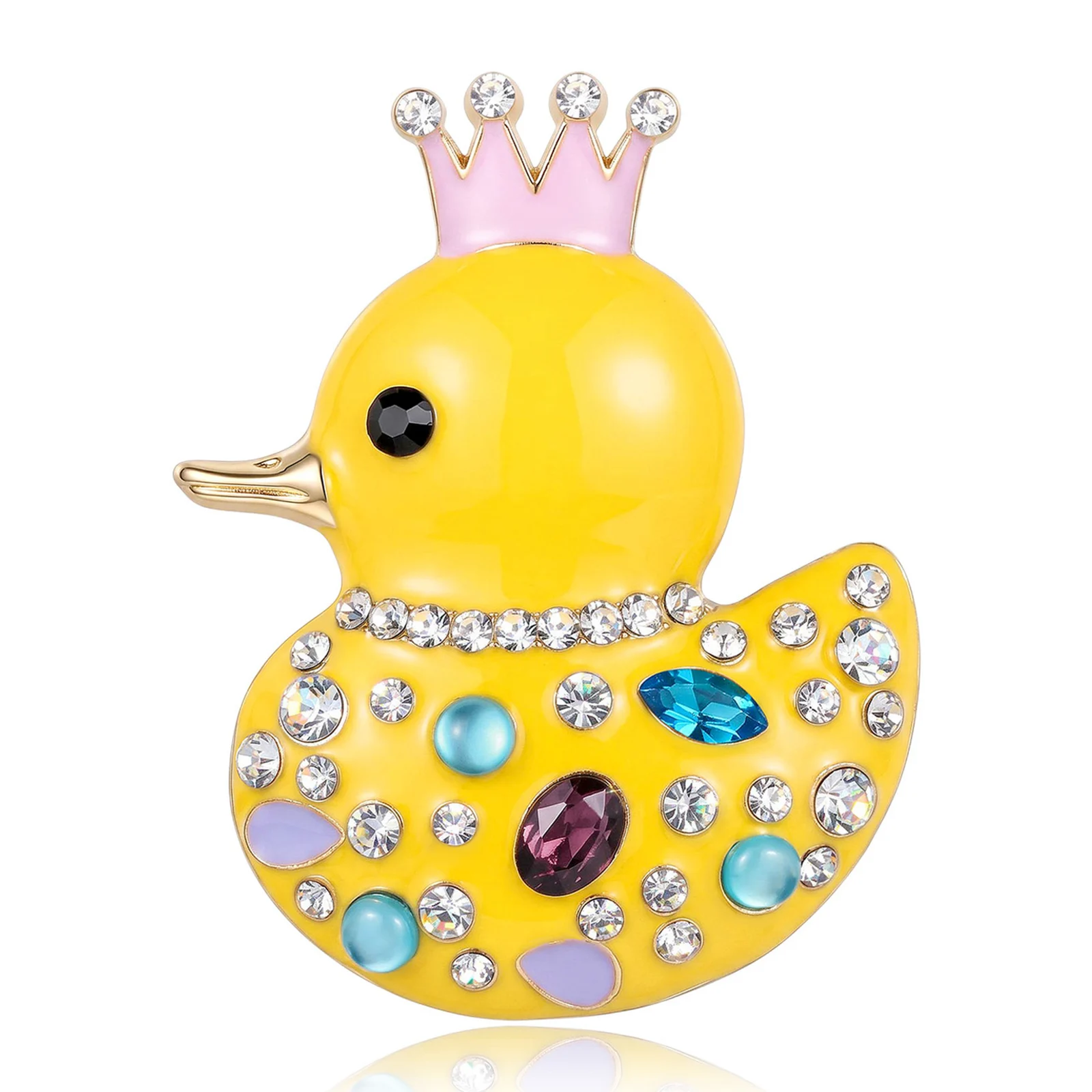 Simple Fashionable And Versatile Cute Duck Brooch — image 2