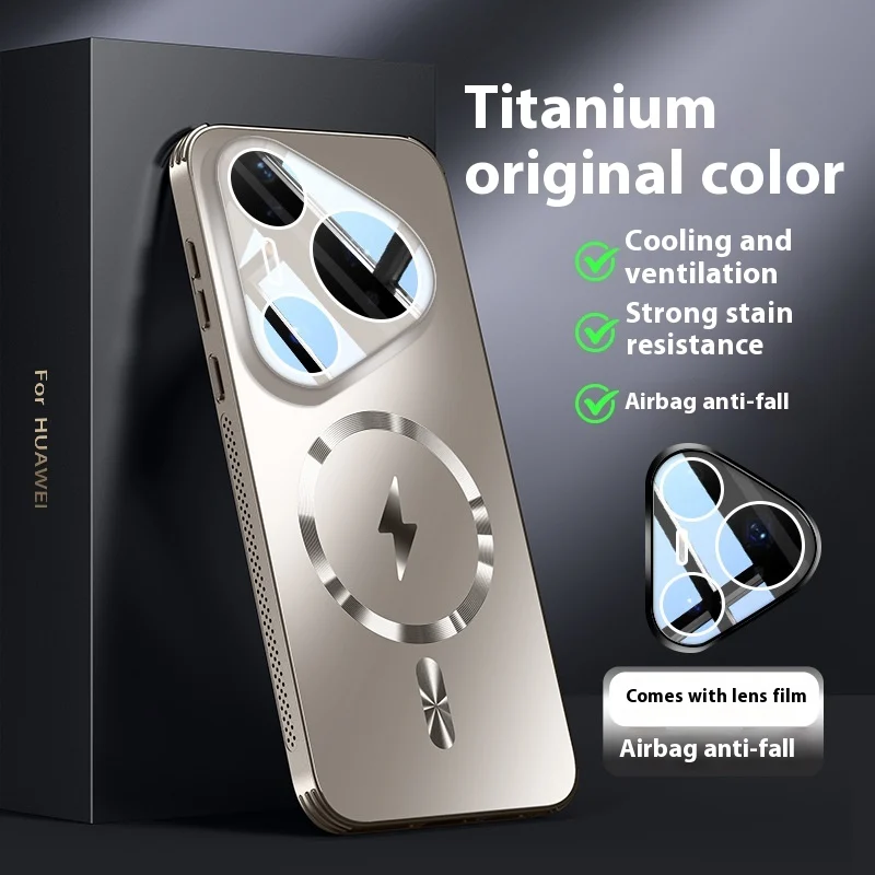 Simple Solid Color Magnetic Belt Lens Protector Phone Case — image 3