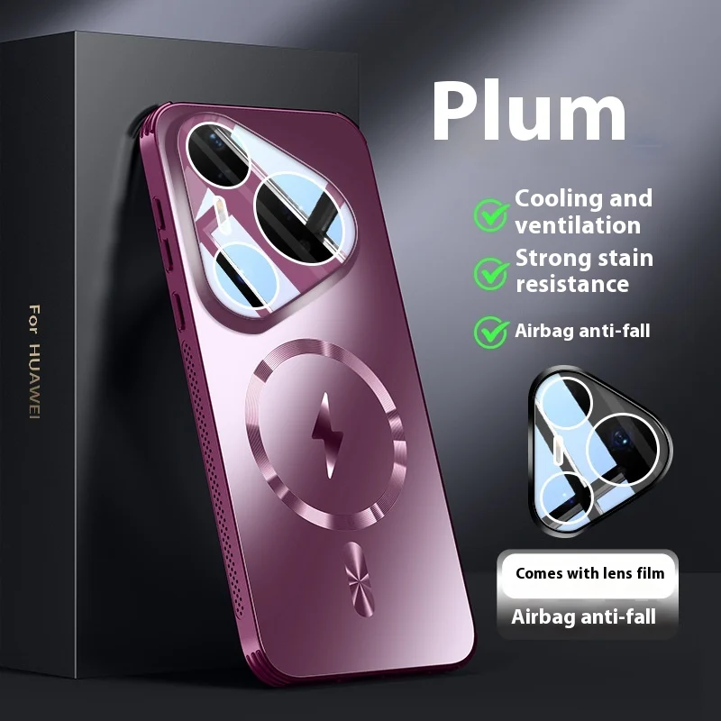 Simple Solid Color Magnetic Belt Lens Protector Phone Case — image 8