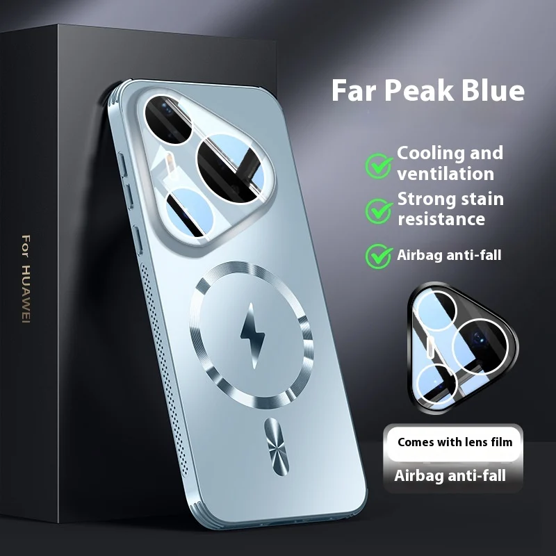 Simple Solid Color Magnetic Belt Lens Protector Phone Case — image 7