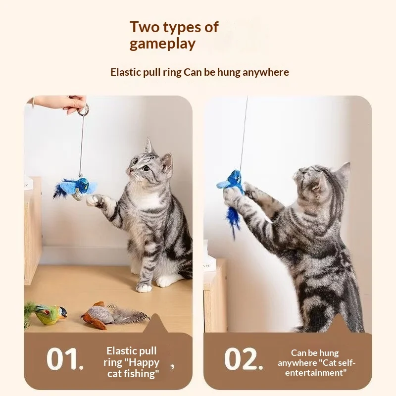 Simulation Bird Cat Teaser Wand — image 3