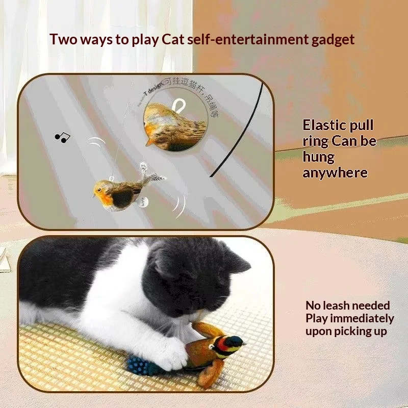 Simulation Bird Cat Teaser Wand — image 5