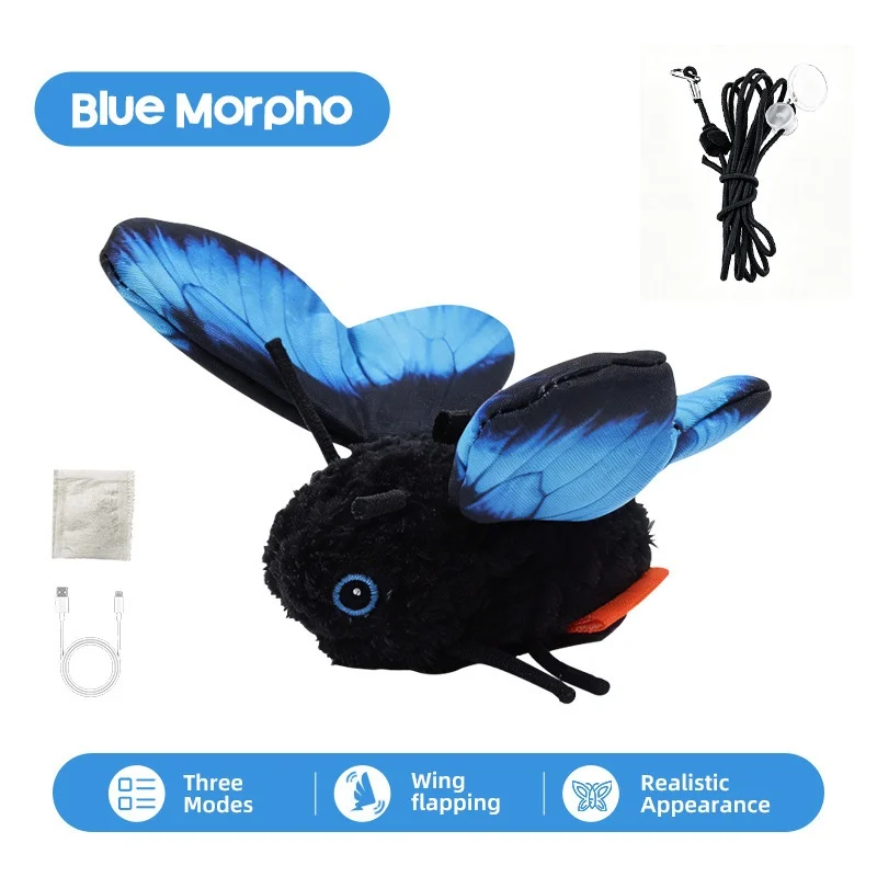 Simulation Butterfly Automatic Cat Teaser Consumes Physical Strength — image 8