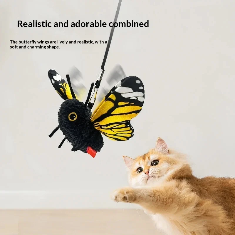 Simulation Butterfly Automatic Cat Teaser Consumes Physical Strength — image 2
