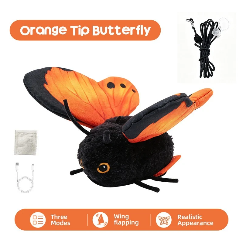 Simulation Butterfly Automatic Cat Teaser Consumes Physical Strength — image 7