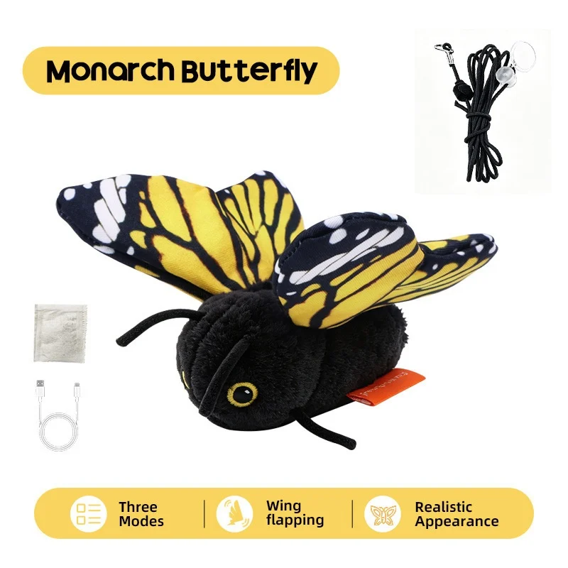 Simulation Butterfly Automatic Cat Teaser Consumes Physical Strength — image 3