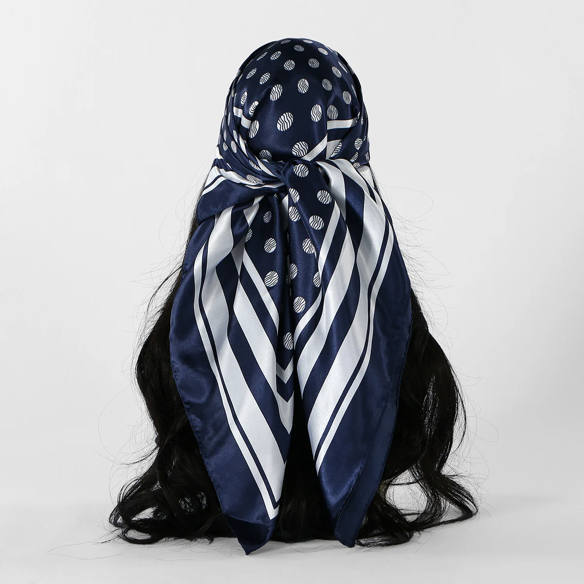 Simulation Silk Professional Decorative Headscarf Shawl — variant image
