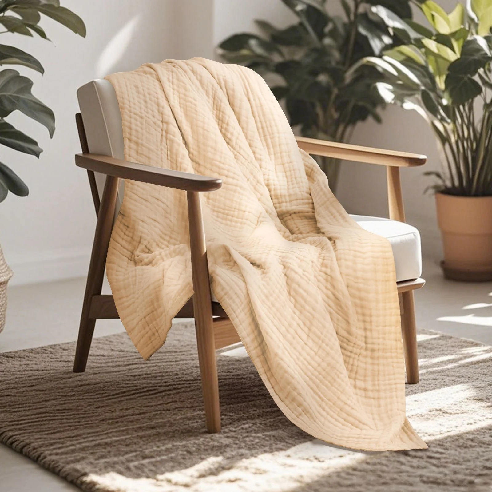 Six-layer Pure Cotton Gauze Soft And Skin-friendly Nap Blanket — image 3