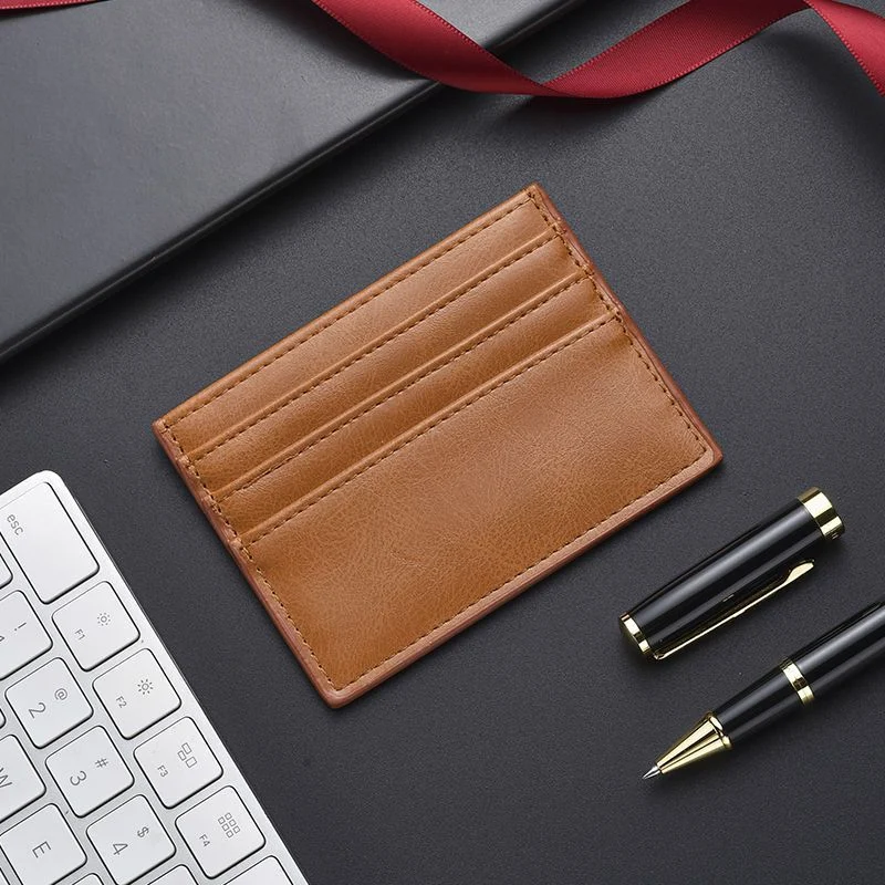 Sleek Ultra-thin Leather Card Holder — image 7