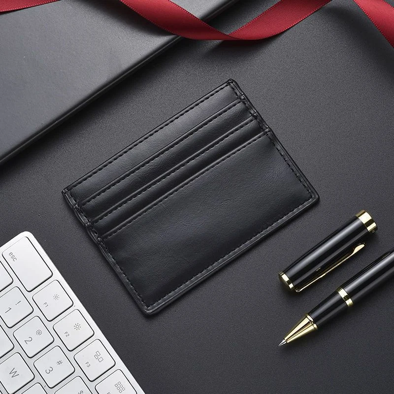 Sleek Ultra-thin Leather Card Holder — image 5