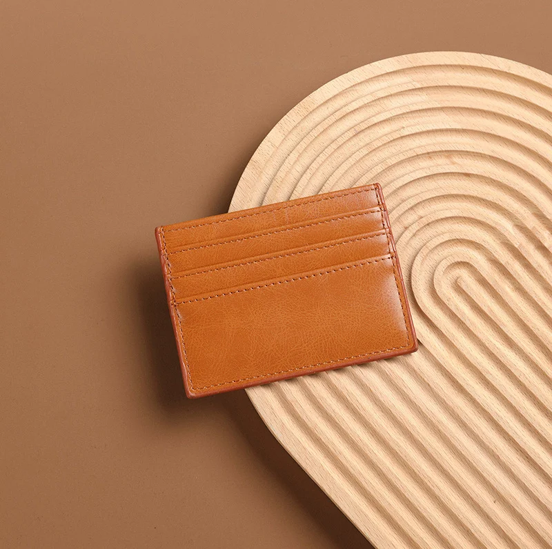 Sleek Ultra-thin Leather Card Holder — image 2