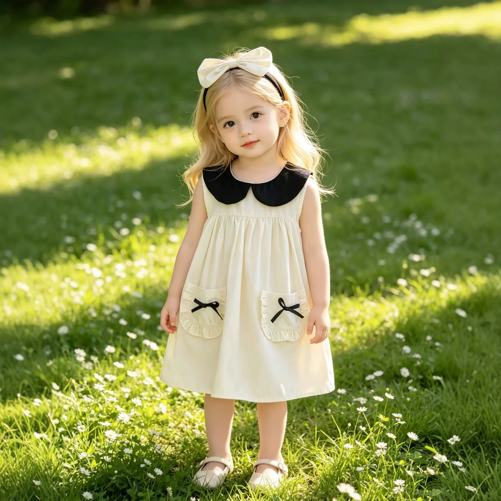 Sleeveless Hip-hugging Dress For Girls — image 3