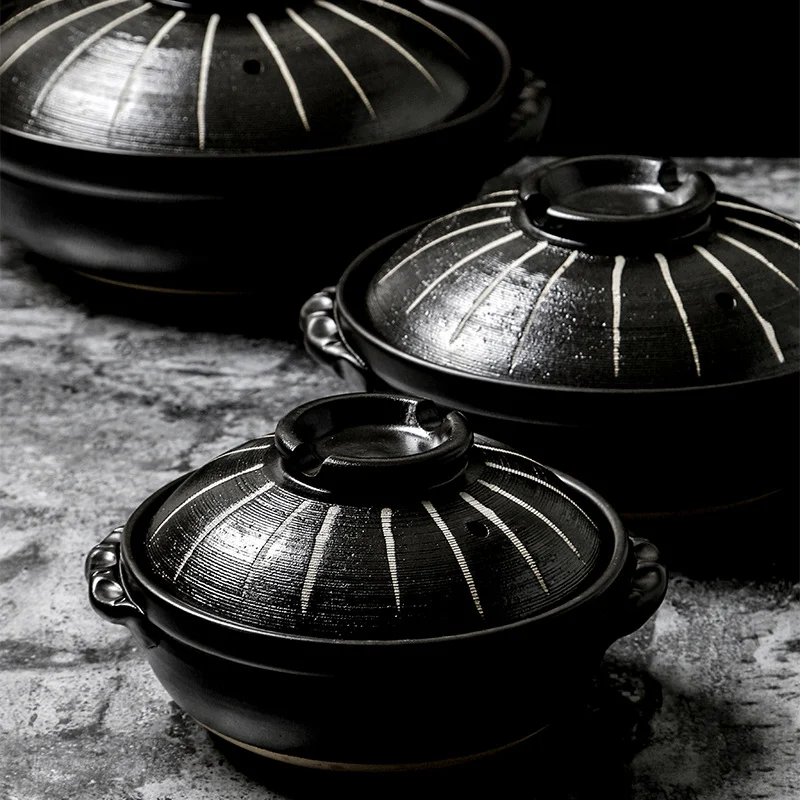 Slow Cooker Stew Pot Household Ceramic Braising — image 5