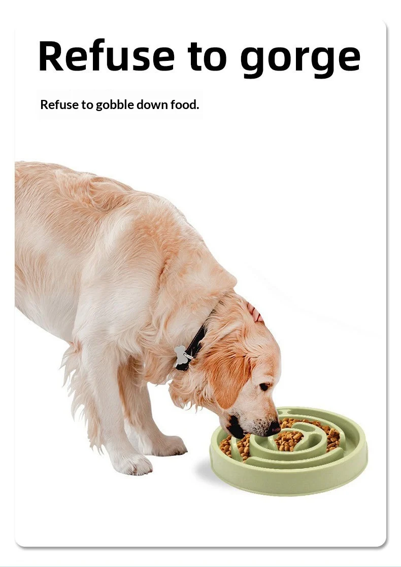 Slow Feeder Dog Bowl, Anti-spill Puzzle Dish For Training & Entertainment. — image 3